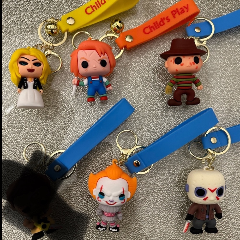 Halloween character keychains